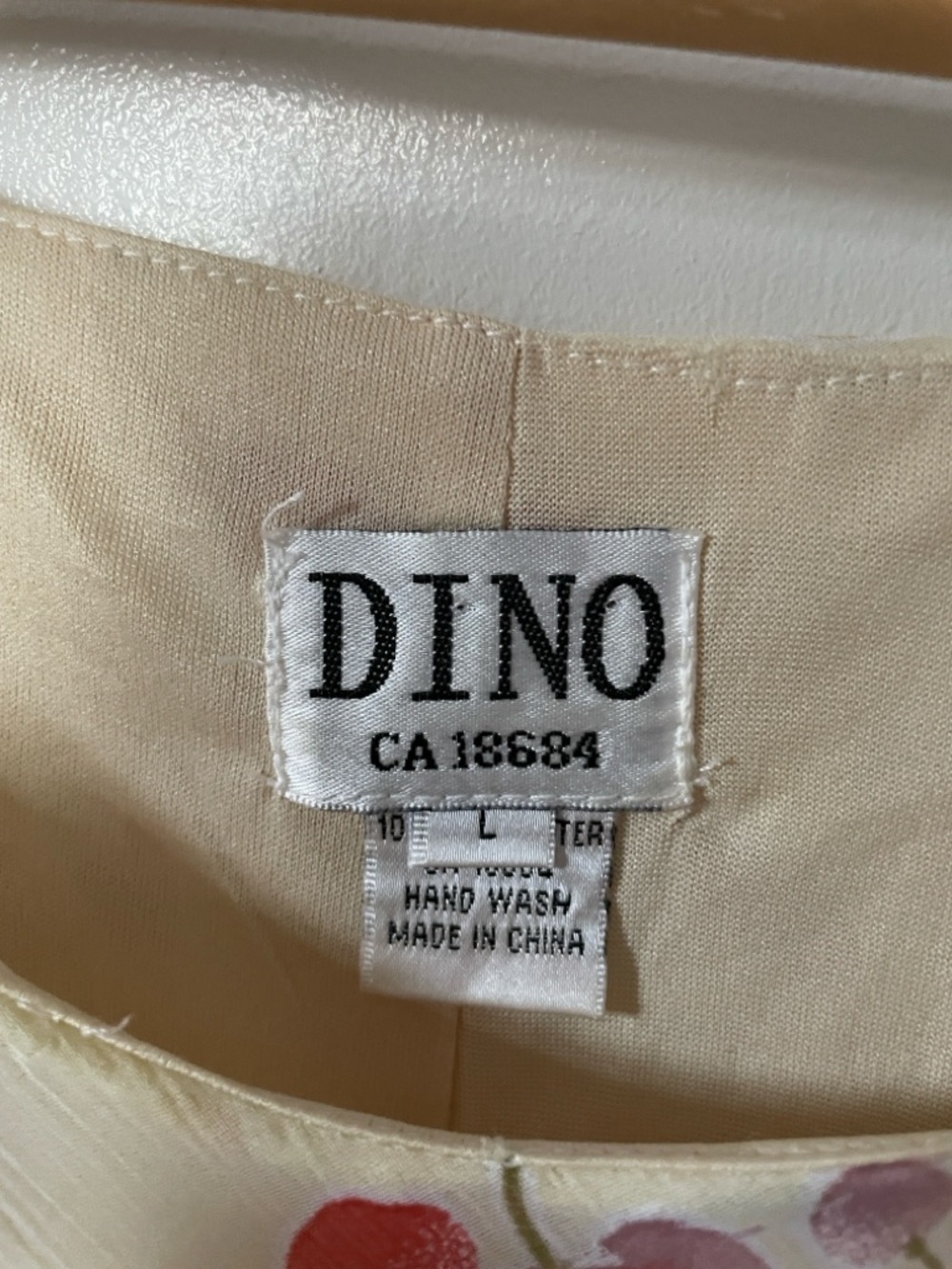 Vintage 90s DINO fruit dress-Size M - Picture 7 of 12